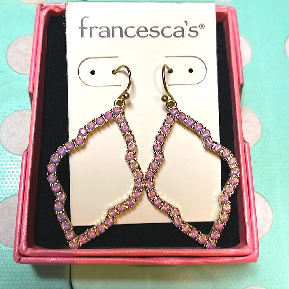 Purple Earrings